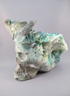 CHY-L-1430-QQ : Quantum Quattro Chrysocolla Crystal Skull