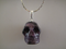 LP-1-CH  : Charoite Crystal Skull Pendant (small)