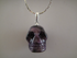 LP-1-CH  : Charoite Crystal Skull Pendant (small)