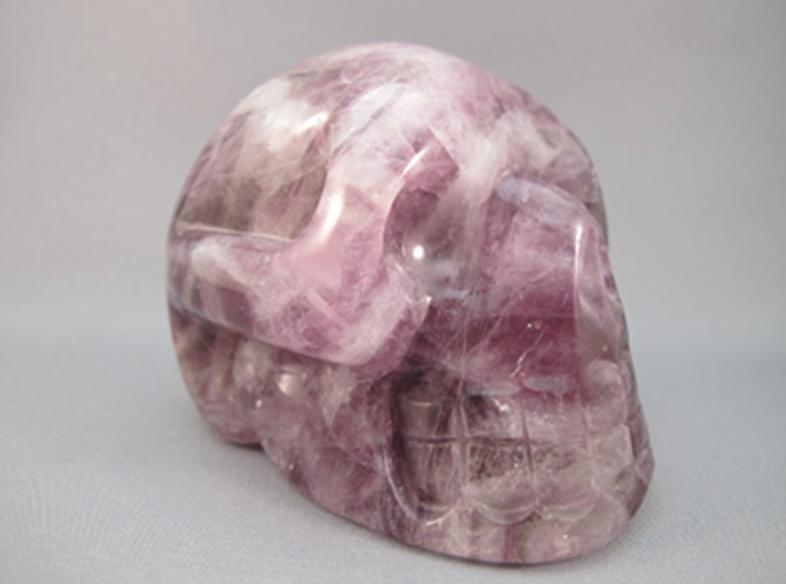 F-M-639-P : Purple Fluorite Crystal Skull