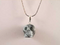 SP-1-E : Emerald Crystal Skull Pendant (small)