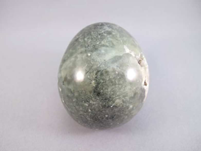 EP-M-305-p : Epidote in Prehnite Crystal Skull