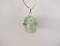SP-1-EP : Epidote in Prehnite Crystal Skull Pendant (small)