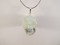 MP-1-EP : Epidote in Prehnite Crystal Skull Pendant (medium)