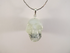 MP-1-EP : Epidote in Prehnite Crystal Skull Pendant (medium)