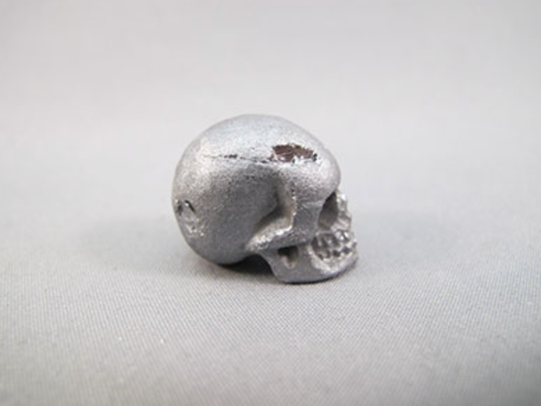 ES-S-0004-V-MR  : Mars Rock Energized Elemental Silica Crystal Skull with Veins