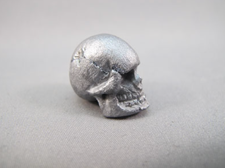 ES-S-0006-V-MR  : Mars Rock Energized Elemental Silica Crystal Skull with Veins