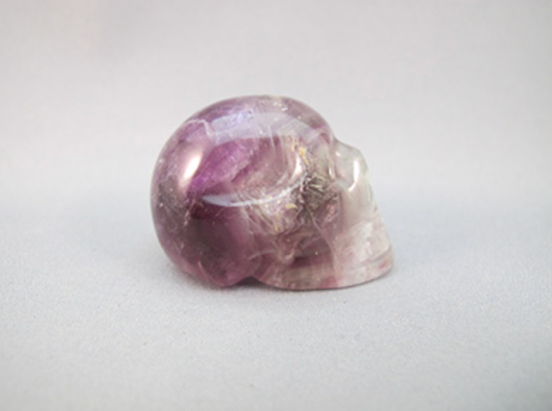 F-S-50-P : Purple Fluorite Crystal Skull