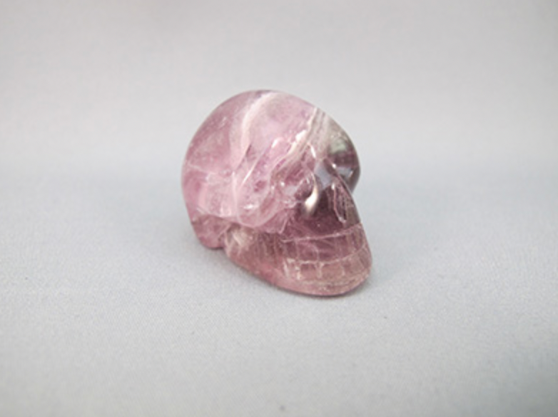 F-S-40-P : Purple Fluorite Crystal Skull