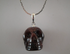 LP-1-G : Garnet Crystal Skull Pendant (small)