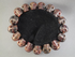 J-B-G : Crystal Skull Bead Bracelet - Garnet