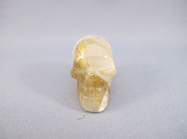 GH-S-30-d : Dendritic Golden Healer Crystal Skull