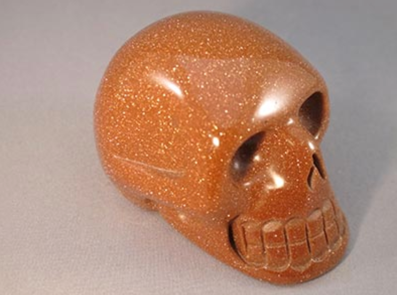 GS-M-200 : Goldstone Crystal Skull