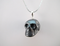 SP-1-H : Hematite Crystal Skull Pendant (small)