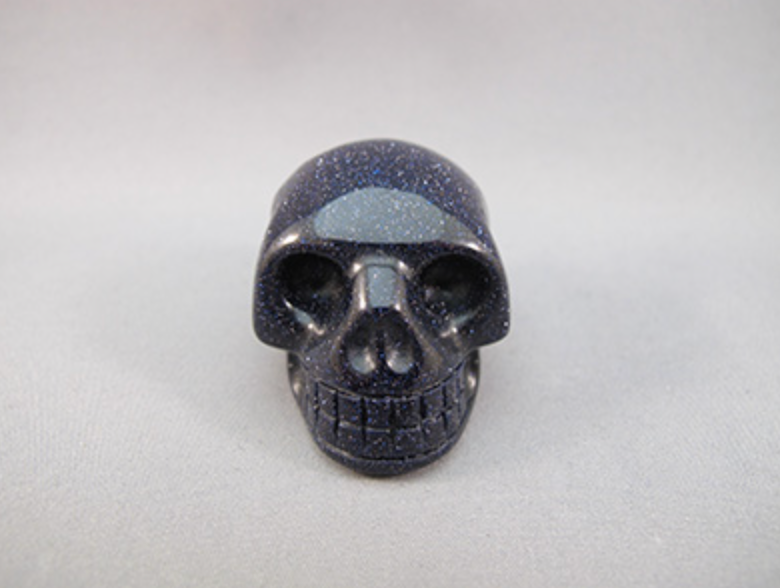 PGS-S-60 : Purple Goldstone Crystal Skull