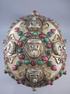 HQ-L-4187 : Jewel-Encrusted Tibetan Crystal Skull