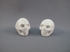 HL-S-15-s2 : Howlite Duo Pocket Crystal Skull Set