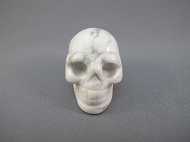 HL-S-45 : Howlite Crystal Skull