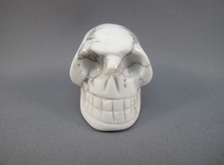 HL-S-65 : Howlite Crystal Skull