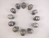 CS-12-IS : Isua 12 Crystal Skulls Set