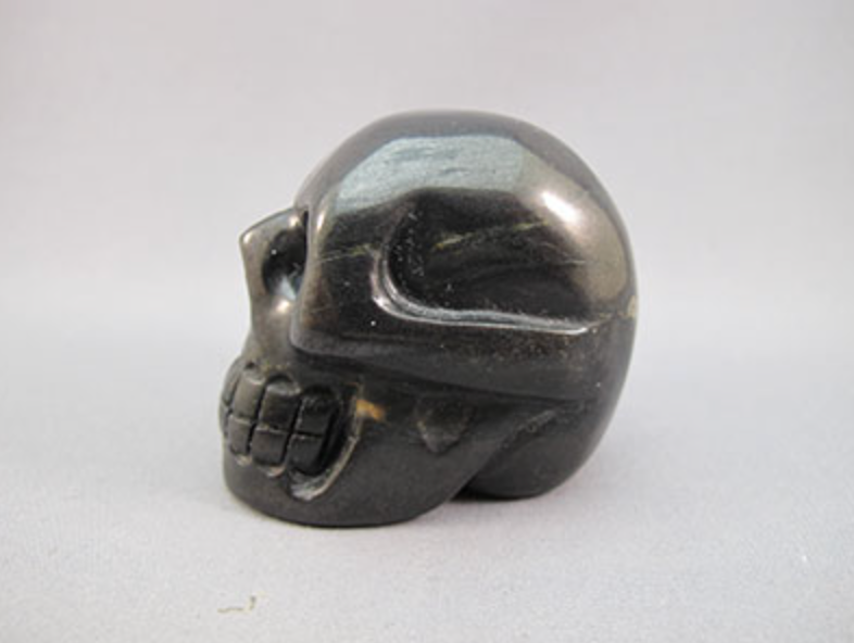 IS-M-150-p : Isua with Pyrite Crystal Skull