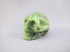 J-S-60 : Green Nephrite Jade Crystal Skull
