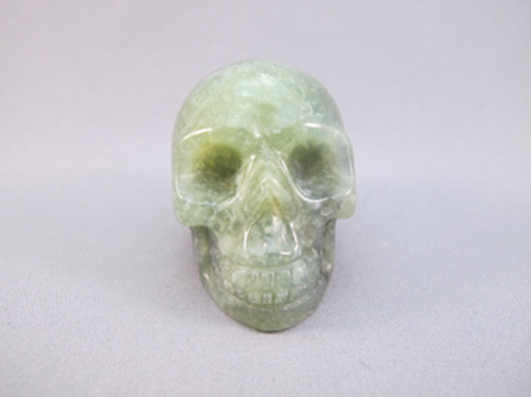 J-S-95 : Green Jade Crystal Skull
