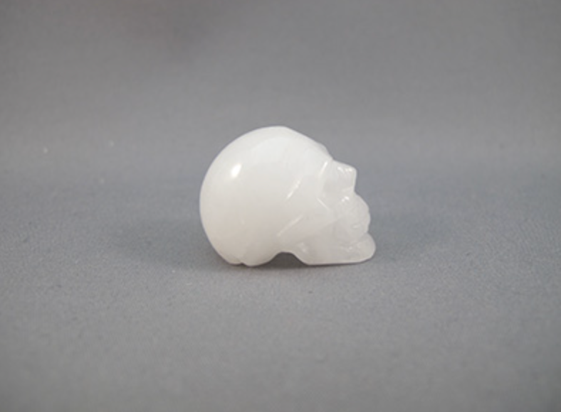 WJ-S-12-g : White Jade Crystal Skull