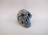 LV-S-20-r : Midnight Rainbow Lava Crystal Skull