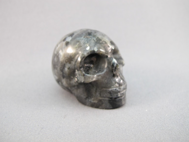 LVK-S-50 : Larvikite Crystal Skull