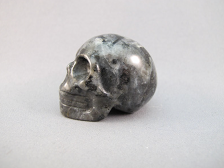 LVK-S-50 : Larvikite Crystal Skull