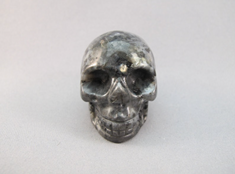 LVK-S-100 : Larvikite Crystal Skull
