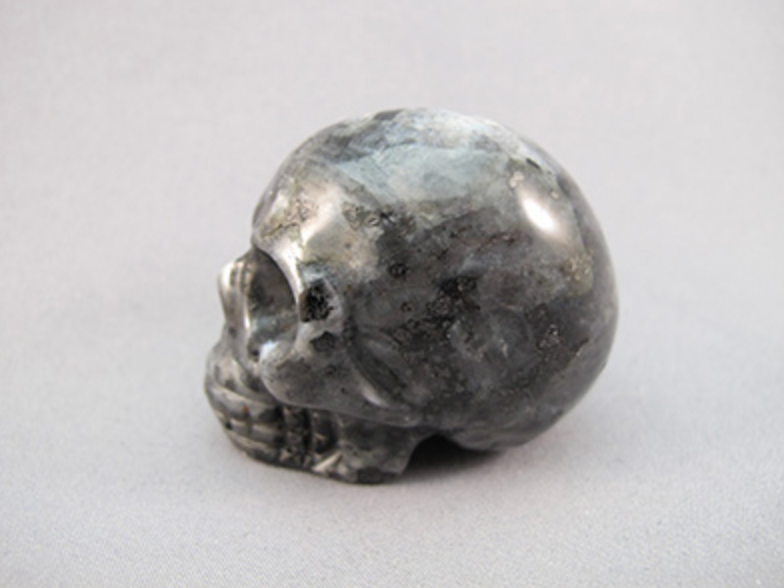 LVK-S-100 : Larvikite Crystal Skull