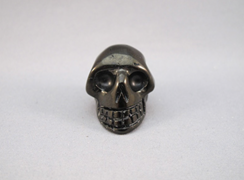 JM-S-10 : Metallic Jet Crystal Skull