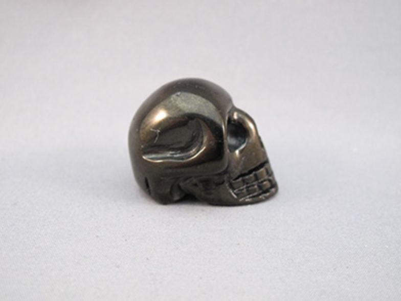 JM-S-10 : Metallic Jet Crystal Skull