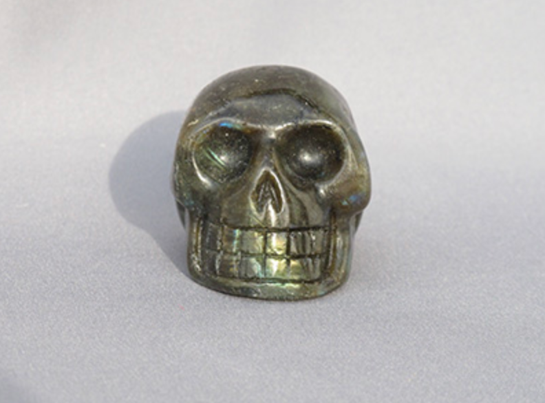 L-S-100 : Labradorite Crystal Skull
