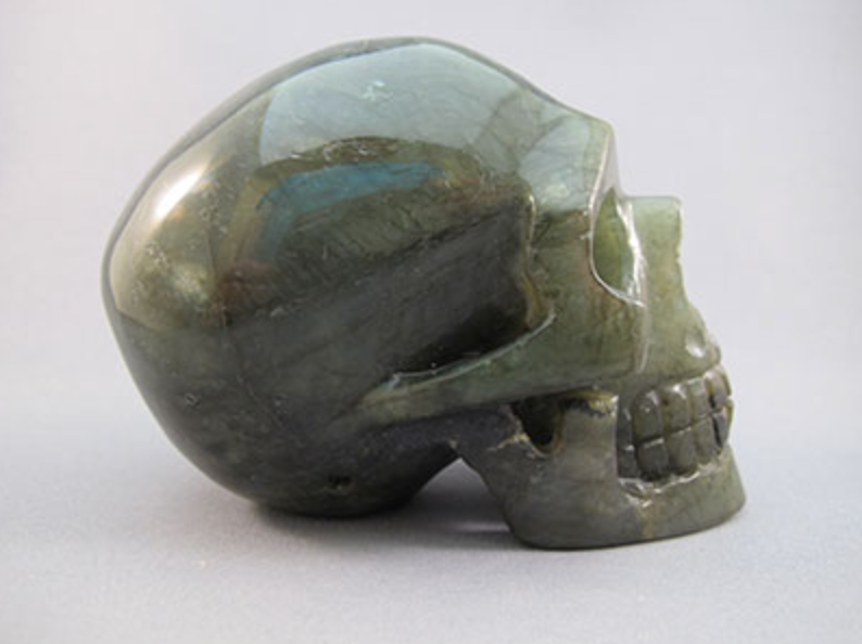 L-M-664 : Labradorite Crystal Skull