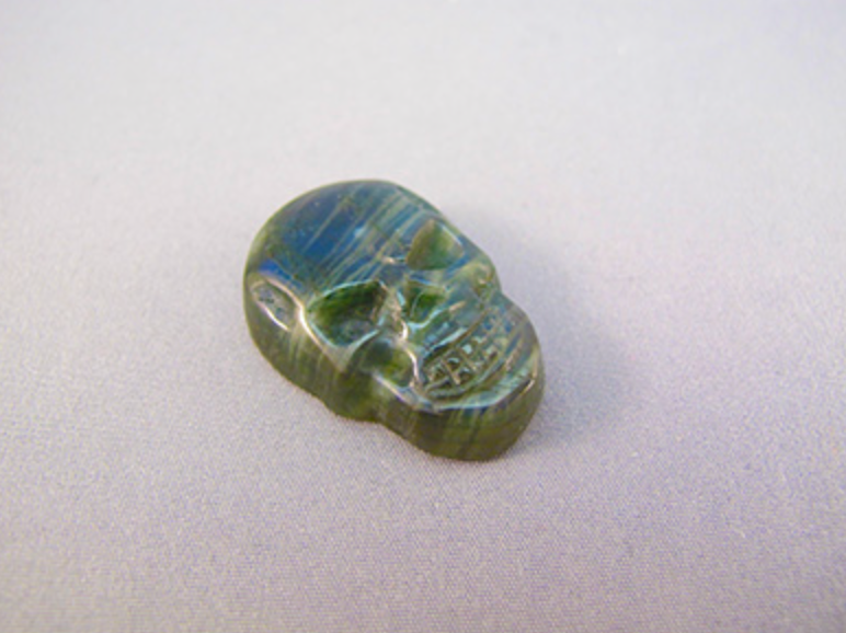 FMS-L-S-s-t : Sedona Doorway Small Labradorite Flat Crystal Skull