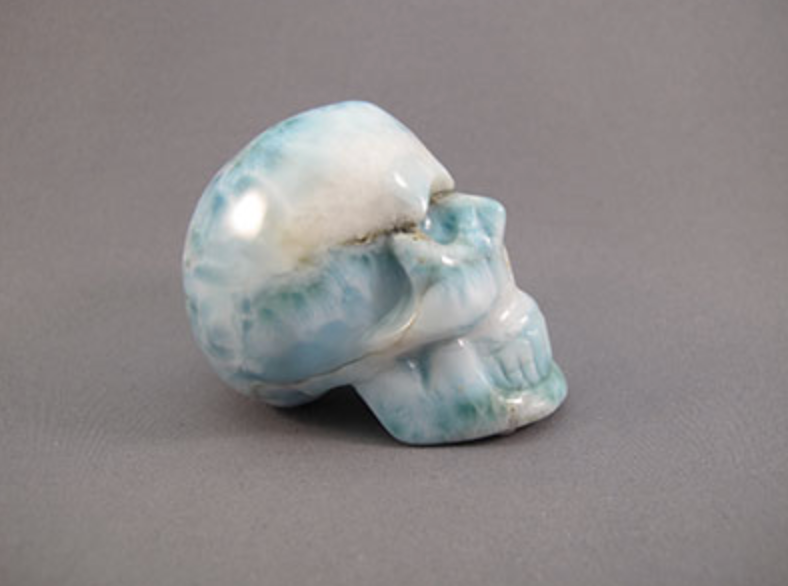 LM-M-100 : Larimar Crystal Skull