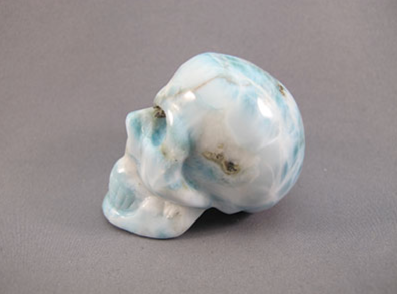 LM-M-100 : Larimar Crystal Skull