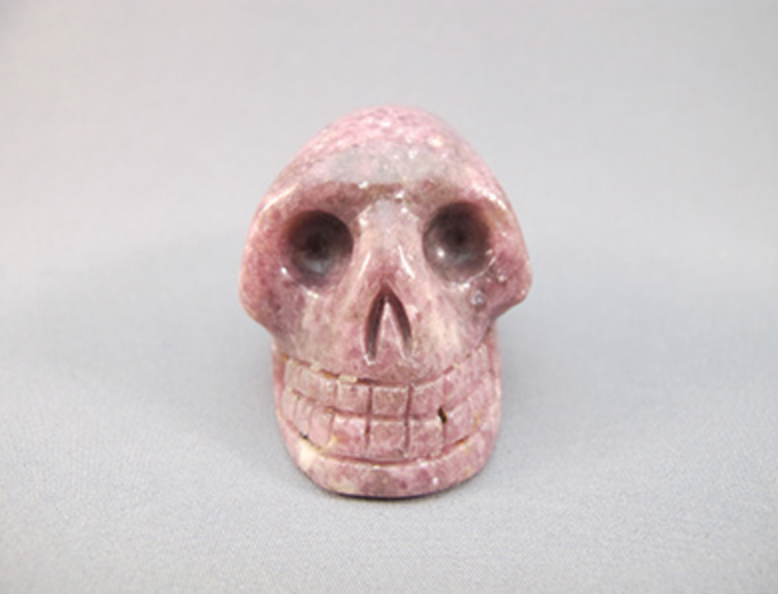 LEP-S-95 : Lepidolite Crystal Skull