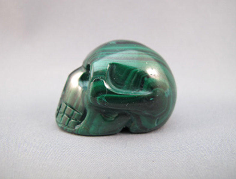 MA-S-60 : Malachite Crystal Skull