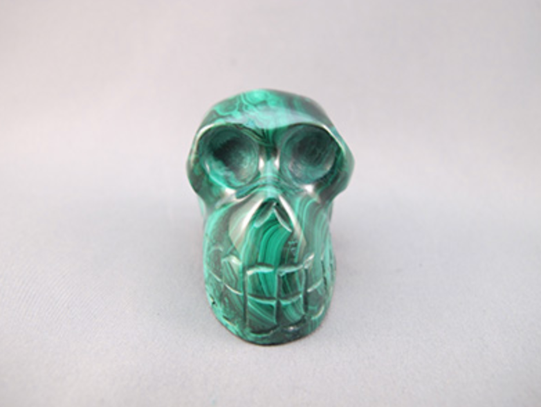 MA-S-88 : Malachite Crystal Skull