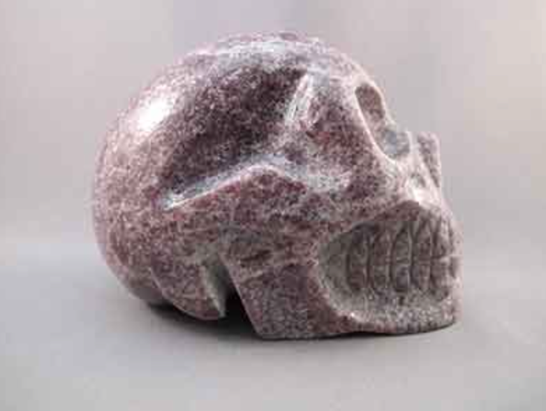 LEP-L-784 : Lepidolite Crystal Skull