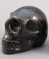 N-S-60-g : Gold-Flash 1.5" Nuummite Crystal Skull