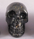 N-M-150-r : Red-Flash 2" Nuummite Crystal Skull
