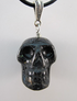 D-LP-N-m : Multi-Flash Nuummite Crystal Skull Pendant