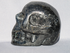 N-M-400-g-a : Gold-Flash Nuummite Crystal Skull