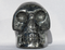 N-M-425-g-b : Gold-Flash Nuummite Crystal Skull