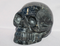 N-L-1713-r  : Red-Flash Nuummite Crystal Skull